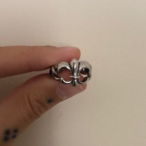 Silver fleur-de-lis Ring